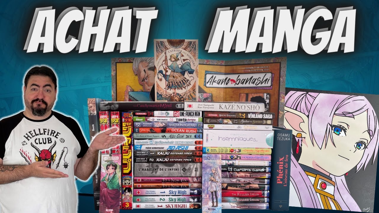Achat MANGA du FOU, Mangas / Collectors / Goodies / Kit Vitrine et DEUX tableaux FRIEREN !