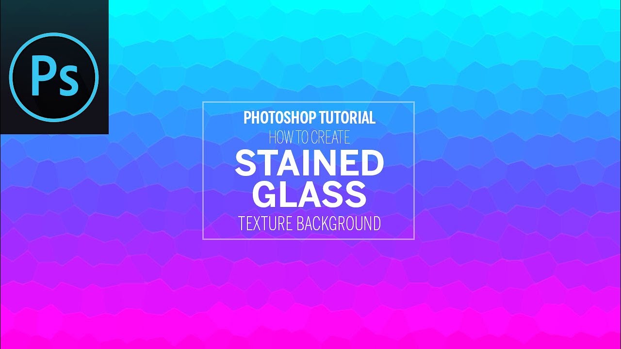 Photoshop Texture Effect | Stained Glass Texture Background in Adobe Photoshop
