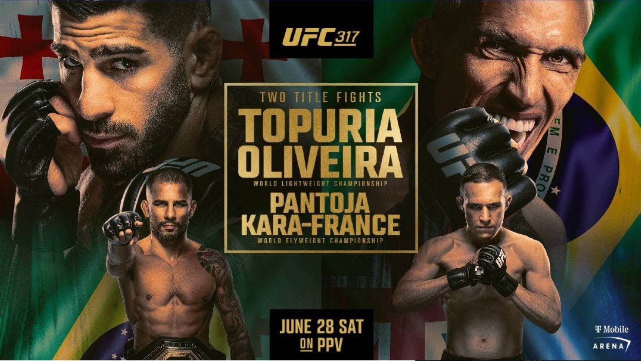 UFC 317 LIVE TOPURIA VS OLIVEIRA LIVESTREAM & FULL FIGHT COMPANION