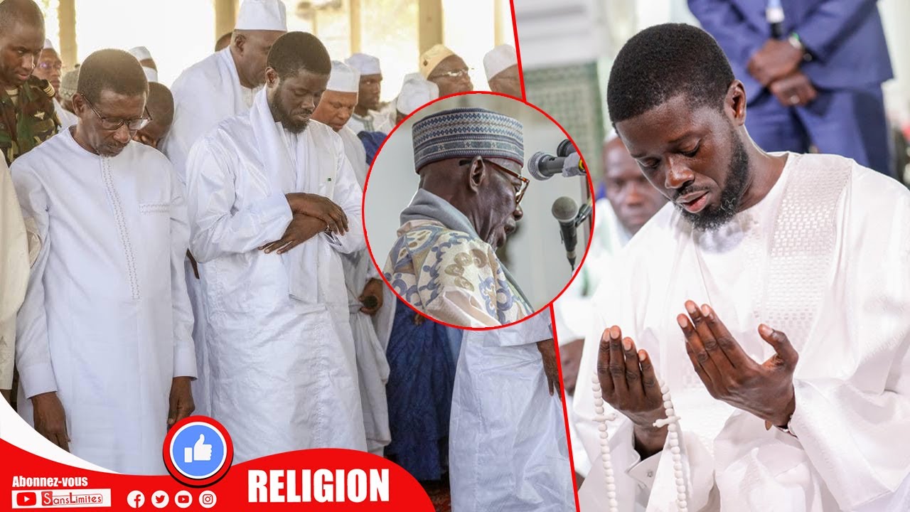 Suivez la Prière du président Bassirou Diomaye Faye à la Grande Mosquée de Dakar 