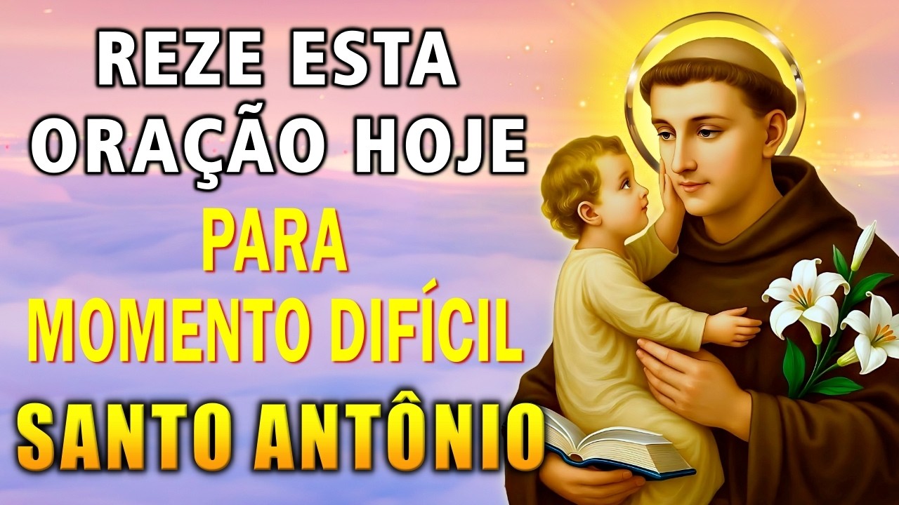 REZE ESTA ORAÇÃO E RECEBA O MILAGRE IMPOSSÍVEL QUE MUDARÁ SUA VIDA HOJE. SANTO ANTÔNIO NUNCA FALHA!