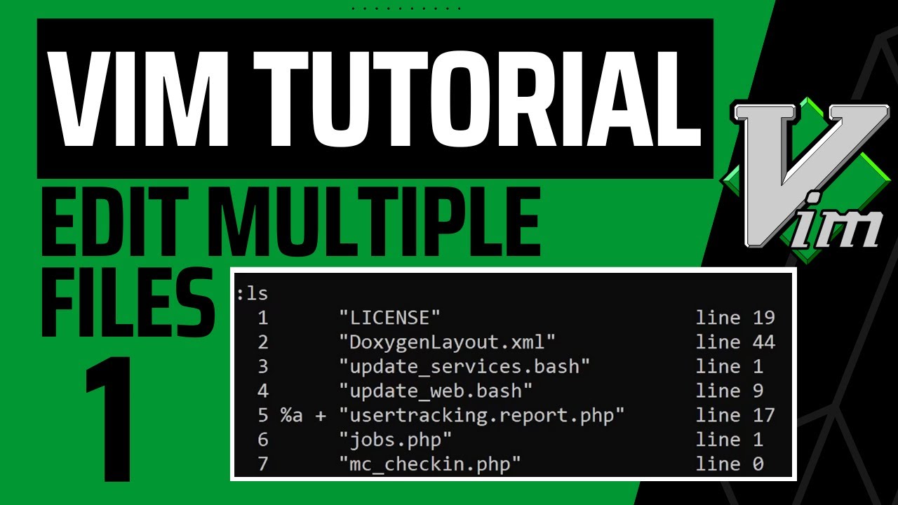Edit Multiple Files in Vim - Buffers