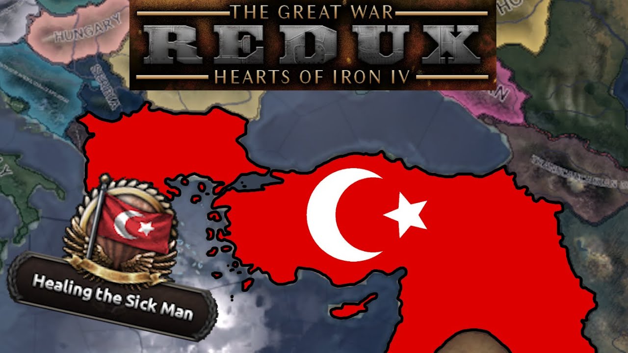 Trying not to collapse as the Ottomans in The Great War Redux | Hearts of Iron IV