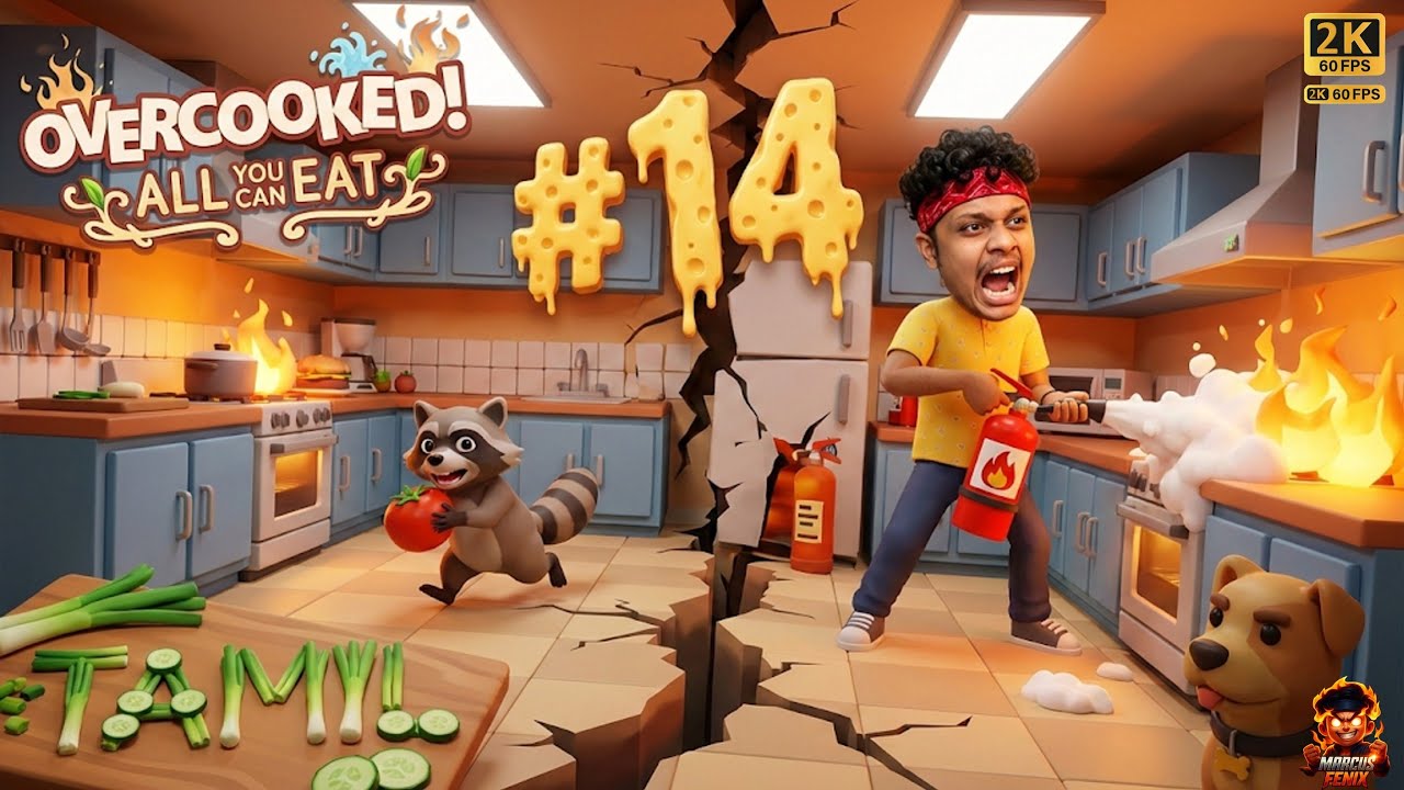 Overcooked All You Can Eat Tamil – Part 14 🍳 Ultimate Kitchen Chaos | 2K60FPS Ultra