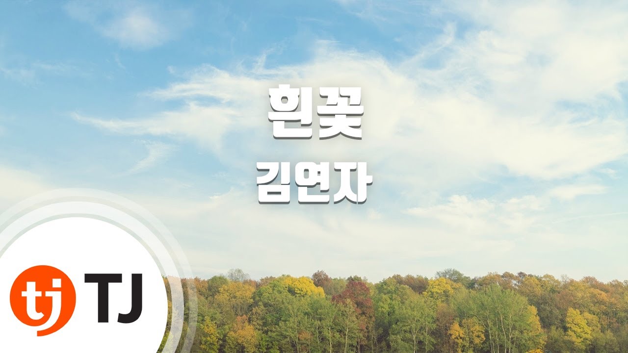 [TJ노래방] 흰꽃 - 김연자 / TJ Karaoke