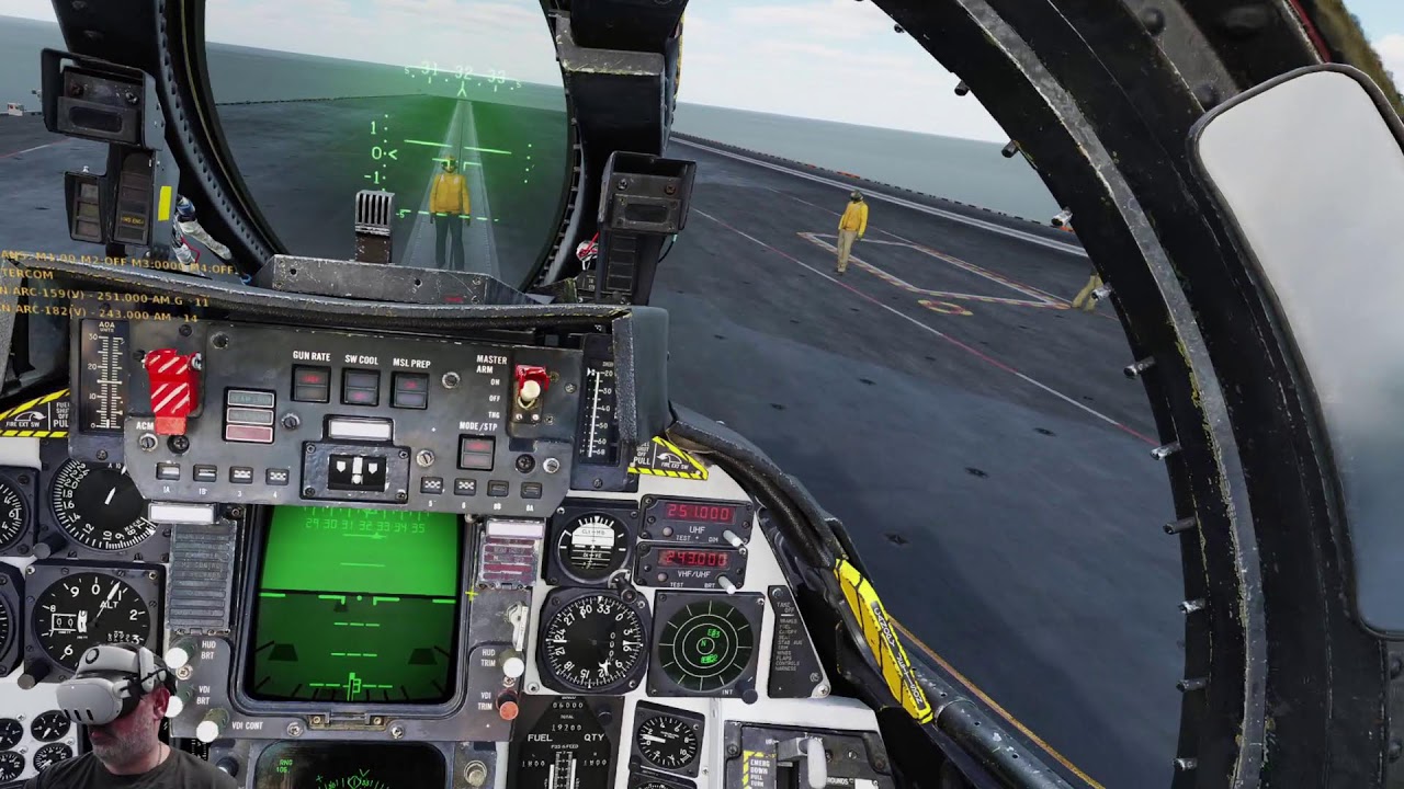 DCS World VR | Attempting to Fly the F-14B