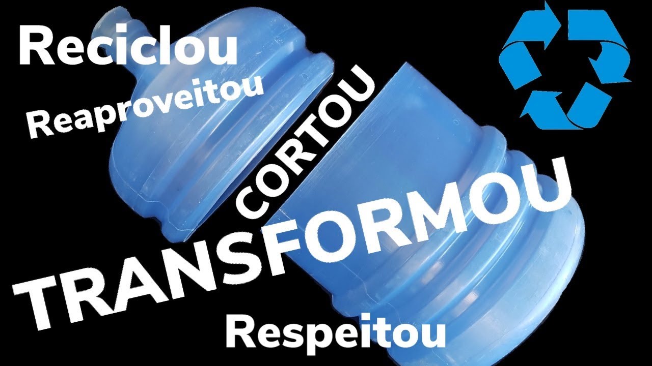 GALÃO DE ÁGUA VENCIDO  SE TRANSFORMA, SAIBA COMO FAZER UM VASO COM GALÃO DE ÁGUA MINERAL