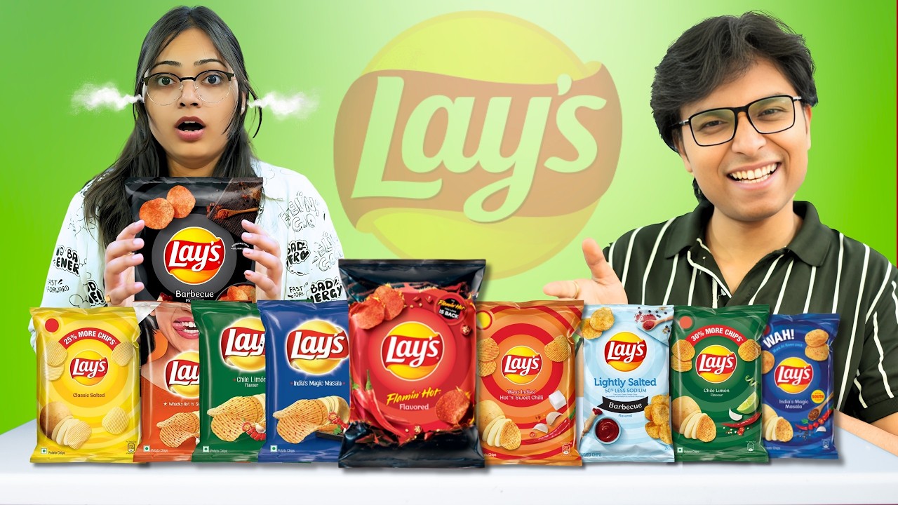 We tried all types of lays chips 😁❌🥵 | @What If With Abhishek @Anu Sharma