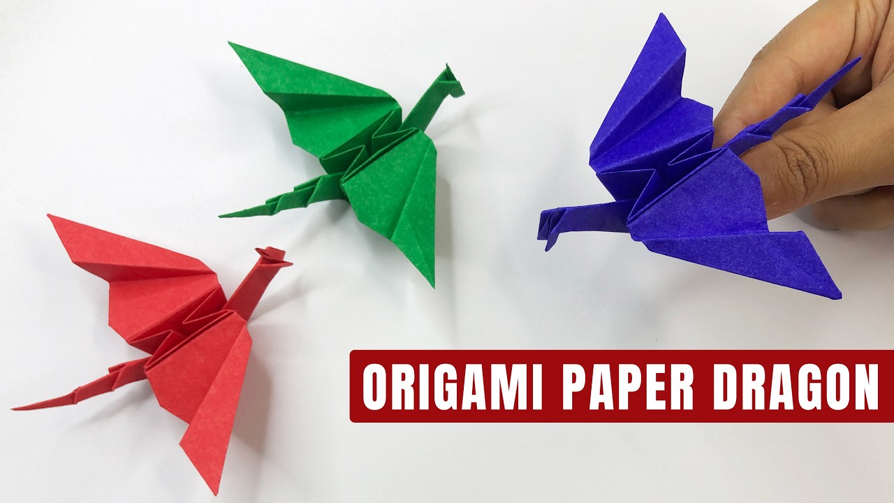 How to Make an Origami Dragon: Easy Paper Craft Tutorial