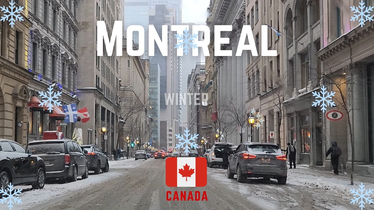 Driving Downtown  - Montreal 4K - Canada 🇨🇦 Exploring Ville‑Marie