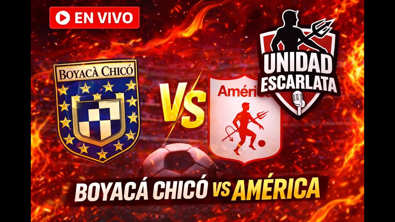 BOYACÁ CHICÓ VS AMÉRICA DE CALI - TRANSMISIÓN RADIAL 1040 AM - CASA ESCARLATA - FECHA 2