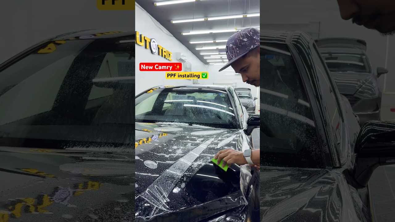 High Gloss PPF installing on Camry 2025 ♥️