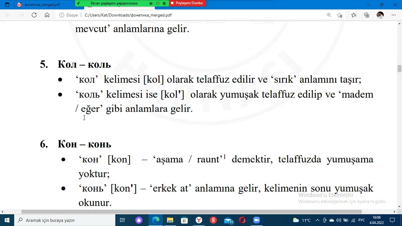 Rus&ccedil;a telaffuz kuralları   Ь ve Ъ 'nin okunuşu