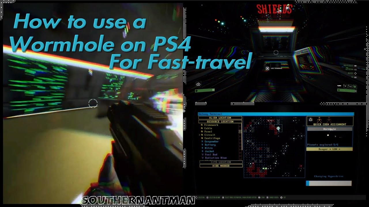 Genesis Alpha One Using the wormholes on PS4