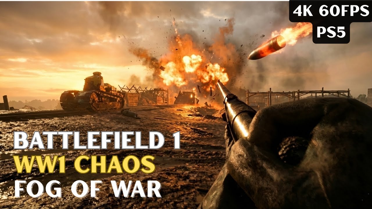 Battlefield 1 – Through Mud and Blood: Fog of War | No Commentary | PS5 | 4K 60FPS