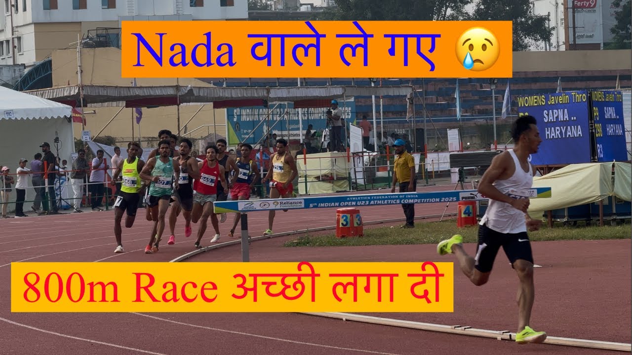 Men&rsquo;s 800m race final - 5th National Under 23 Athletics Championships 2025 afi live