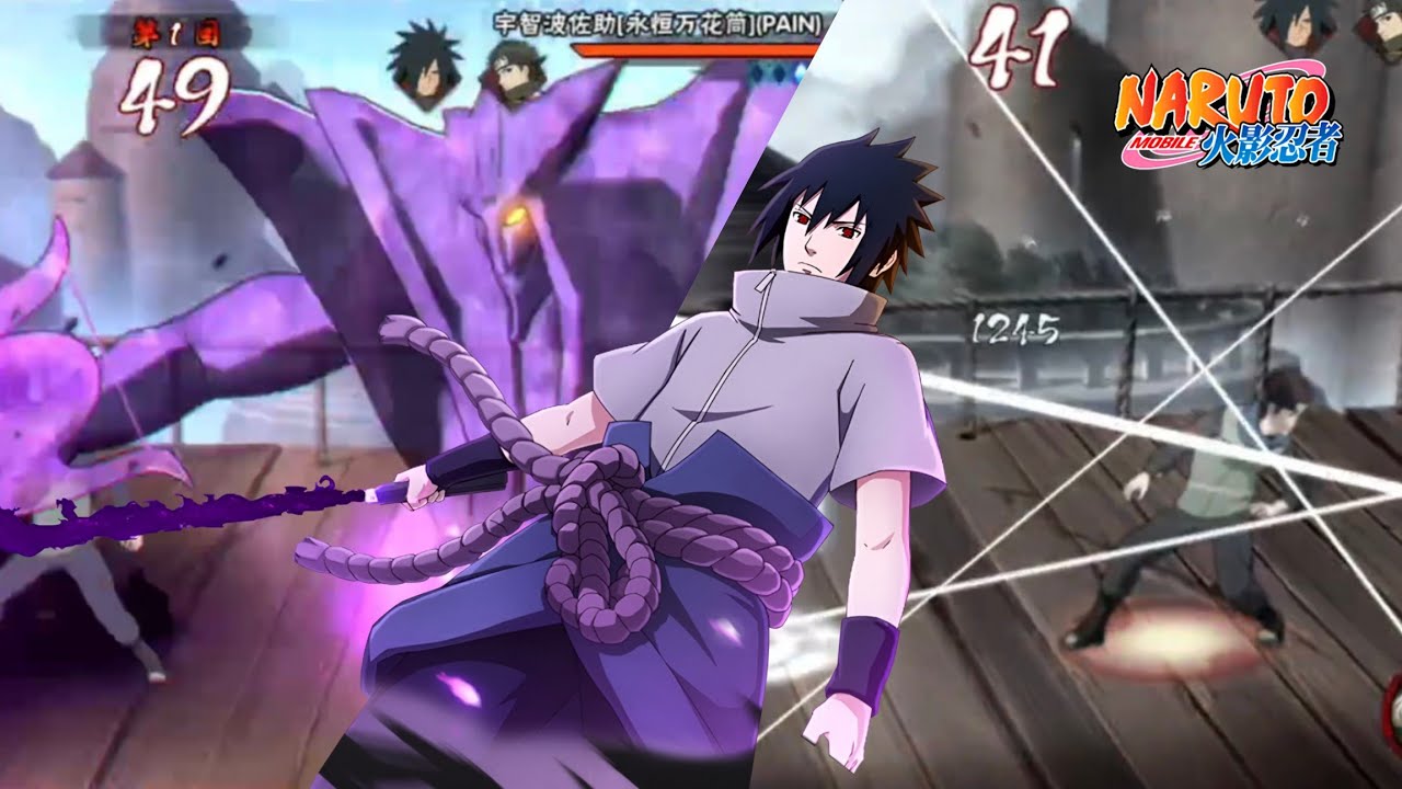 DOUBLE YOU IN THE CHANCE! SASUKE EMS - PVP RANKED GAMEPLAY | Naruto Mobile Fighter Tencent 