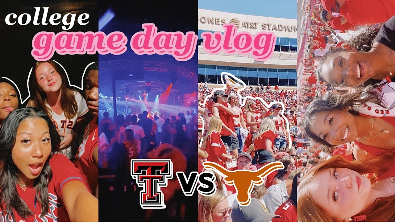 COLLEGE GAME DAY VLOG | texas tech vs ut!!