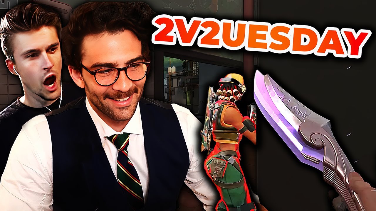 LUDWIG and HASAN take on Fuslie's 2V2UESDAY | Valorant Tournament