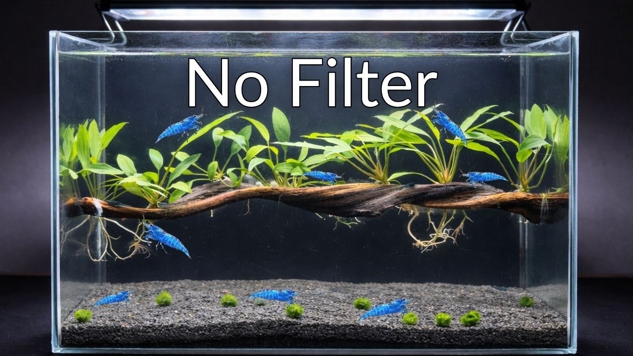 Aquascape Tutorial: Super Simple Blue Shrimp Tank - Step By Step