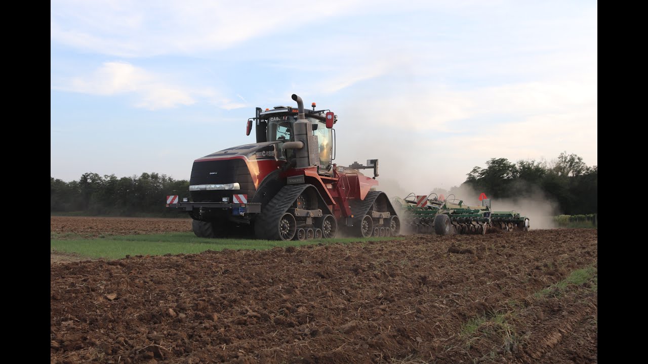 Case IH Quadtrac 620 BLACK EDITION & GREAT PLAINS Simba SL700