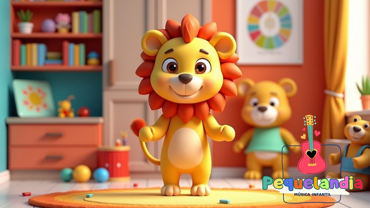 🛏️ Leo juega en casa – Canción de música infantil con juguetes y amor