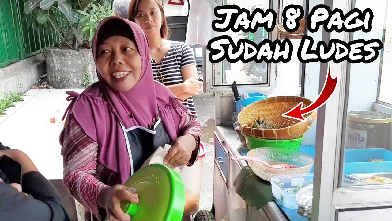 JAM 8 PAGI MENU SUDAH PADA LUDES DI NASI PECEL SUMBER ROSO KHAS MADIUN DI SURABAYA
