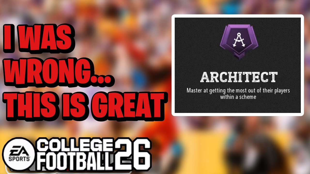 Я ошибался. АРХИТЕКТОР — ВЕЛИКОЛЕПЕН!? Dynasty College Football 26