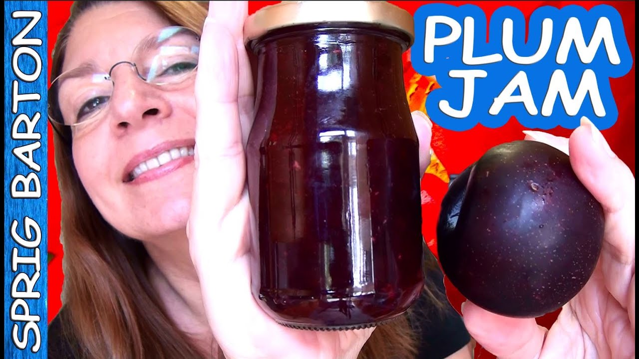 HOW TO MAKE PLUM JAM - PLUM PRESERVES: BEST RECIPE! Sprig Barton Tutorial!