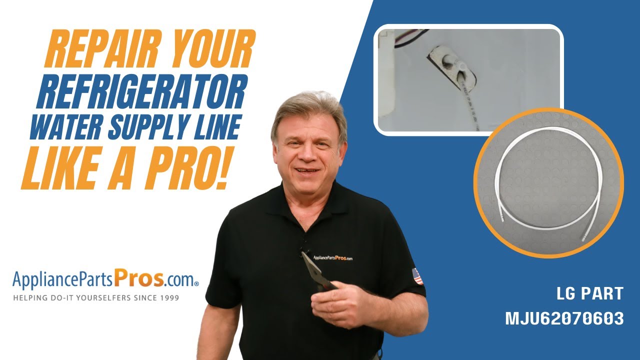 How To: LG/Kenmore Refrigerator Water Supply Line MJU62070603