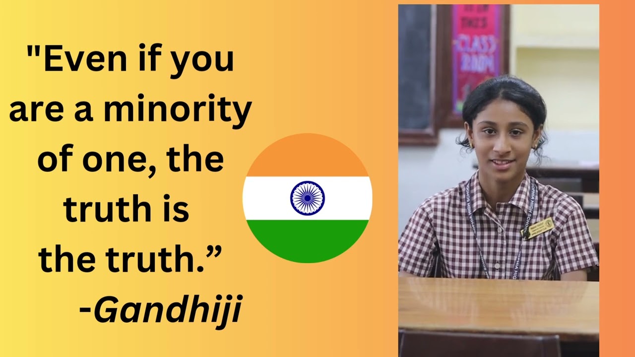 Gandhi Jayanti Celebration 2024 | Sophia High School - Interact Club