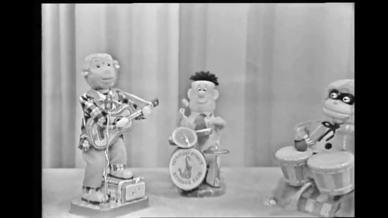 Fred Flintstone's Bedrock Band (with wind-up toy interlude). Starts with ads (1965 or '66)