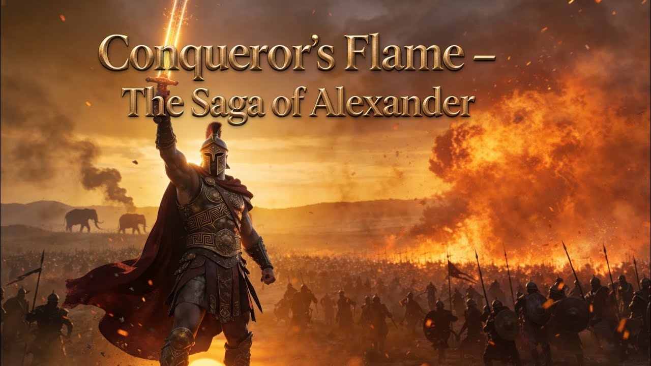 ⚔️ Conqueror’s Flame – The Saga of Alexander(Epic Cinematic / Orchestral Rock / Battle Anthem)