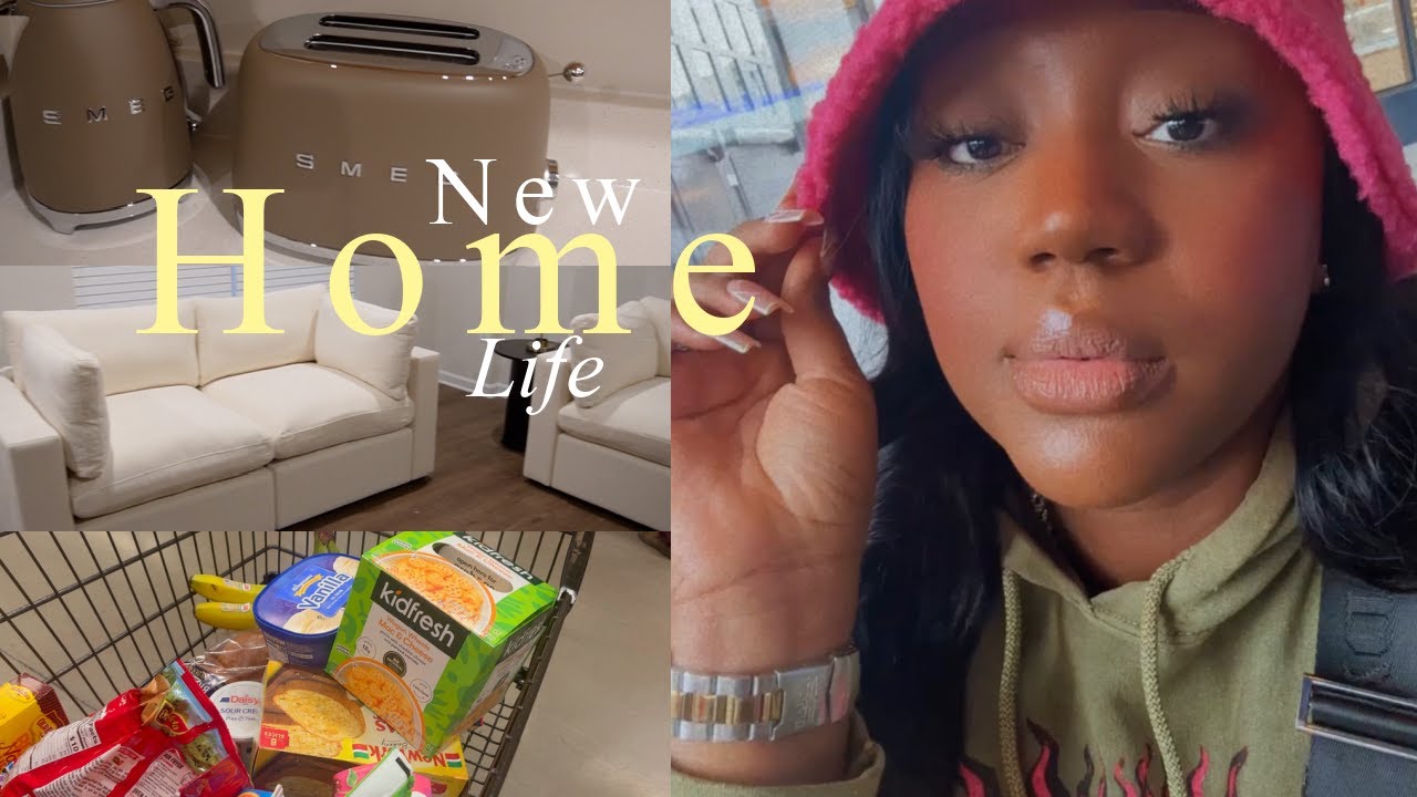 A Week in My New House | Grocery Shopping, New Furniture & Kitchen Tour