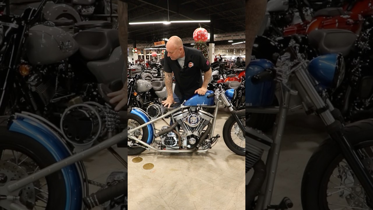 This Wolf Custom Chopper just rolled in