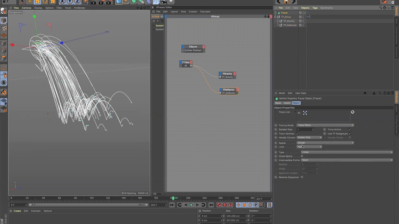 Создание и управление частицами с помощью Thinking Particles в Cinema 4D