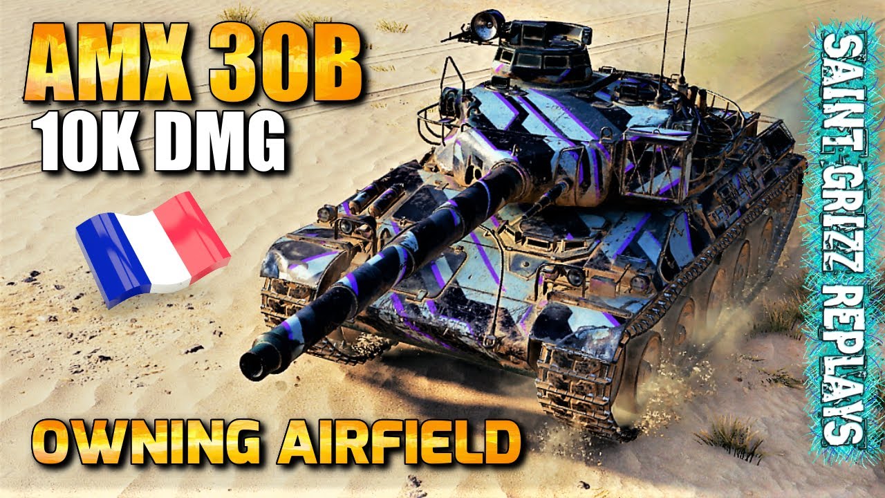 WoT AMX 30B Gameplay &diams; 10k Dmg 5 Kills &diams; Medium Tank Review