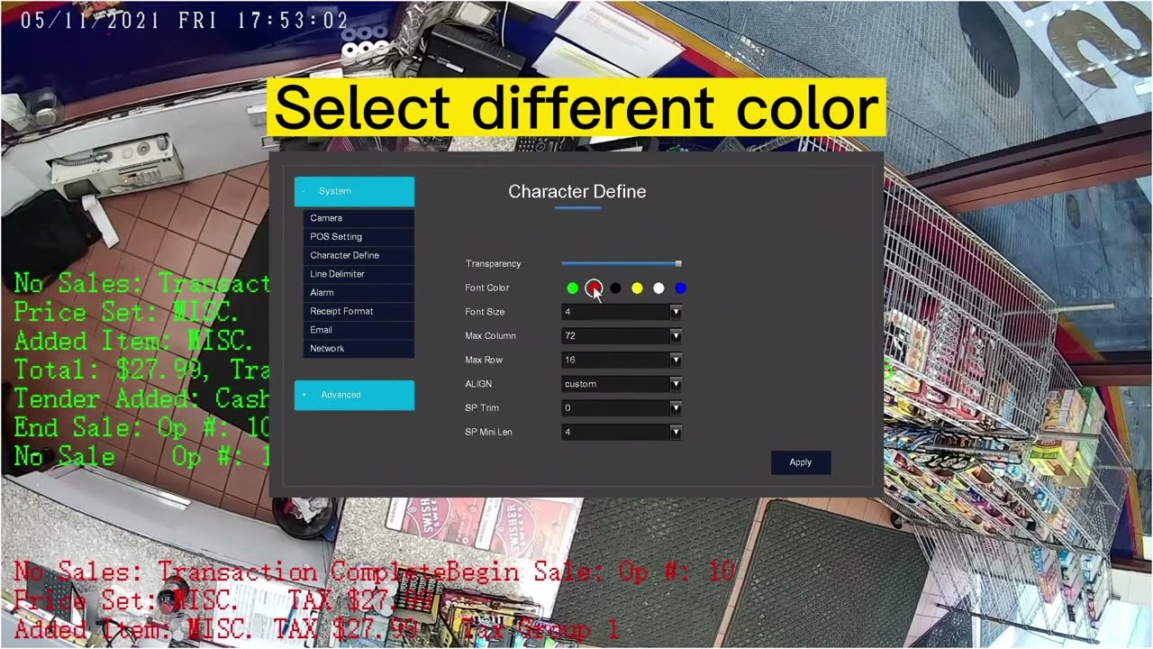 How to Set up IntekBox Retail POS Text Inserter IP Camera Solution -- Quick Guide