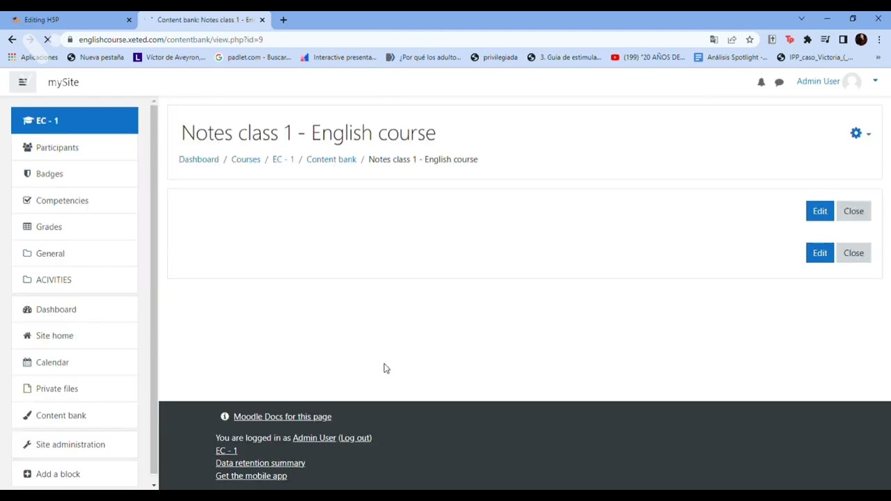 Cornell Notes H5P Moodle