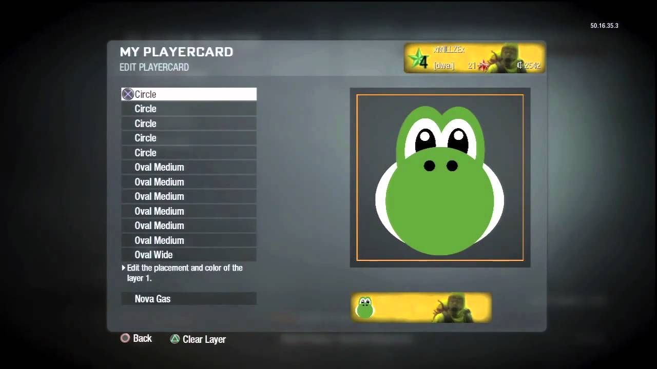 Black Ops Emblems: Part 6 (Mario Mushroom/1-Up & Yoshi)