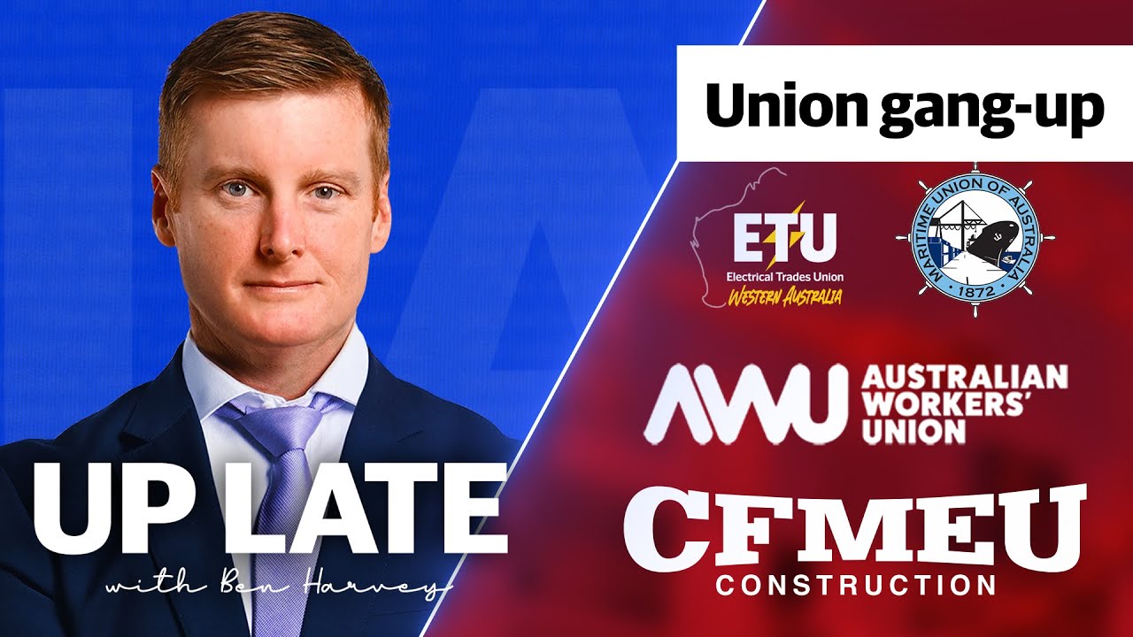 The 9 men behind a co-ordinated union blitz in the Pilbara | Up Late with Ben Harvey