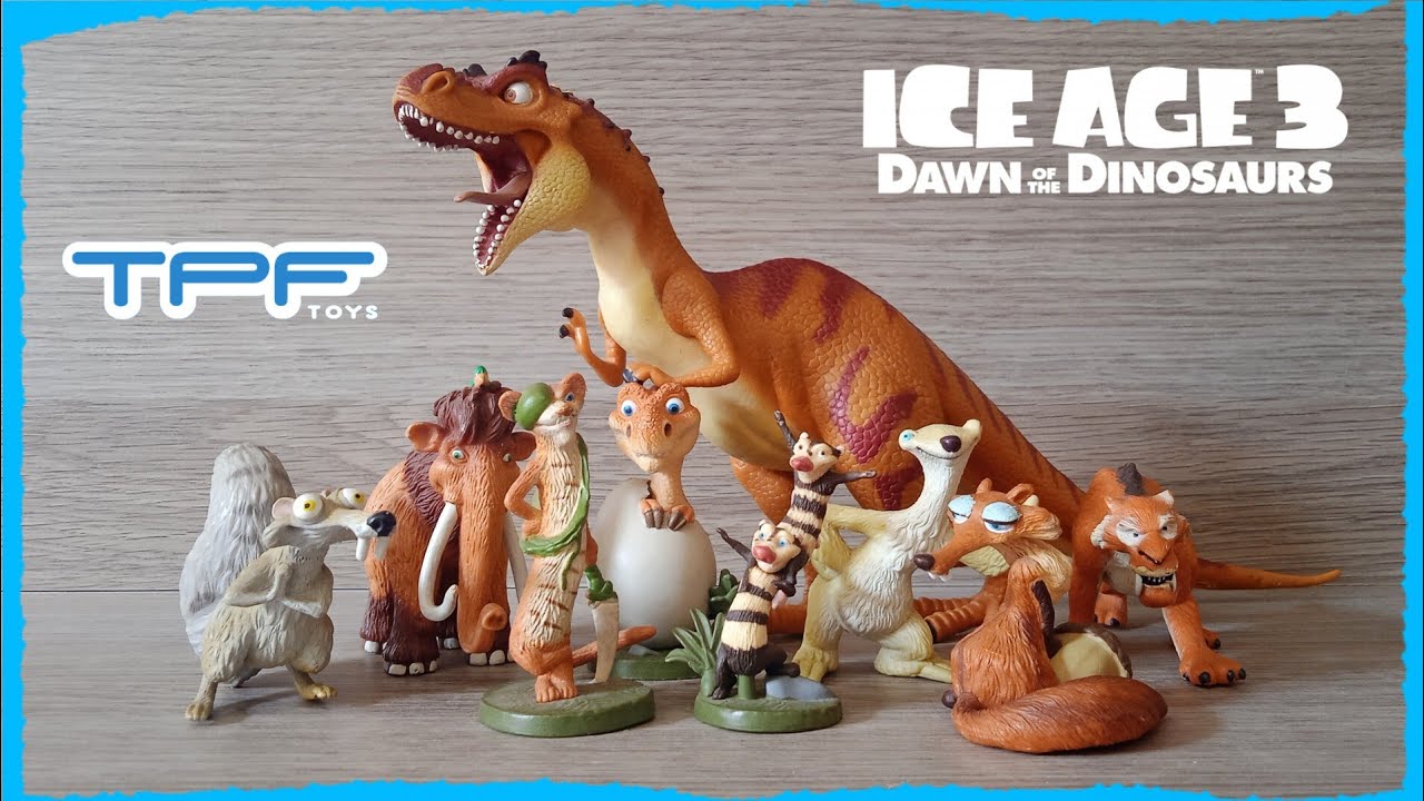 Mostrei meus BRINQUEDOS RAROS de A Era do Gelo 3! ❄️🧊🦖