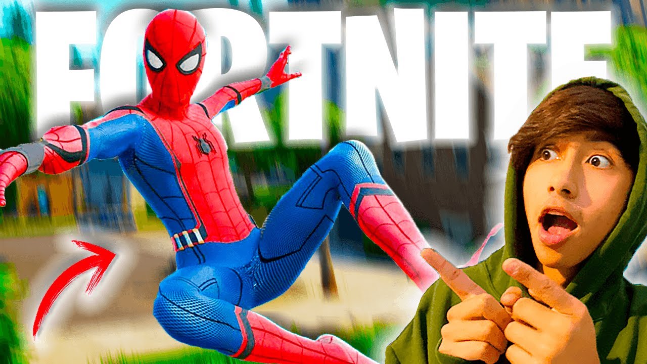 &iexcl;ME CONVERTI EN SPIDERMAN EN FORTNITE! - IVANSPIDEY
