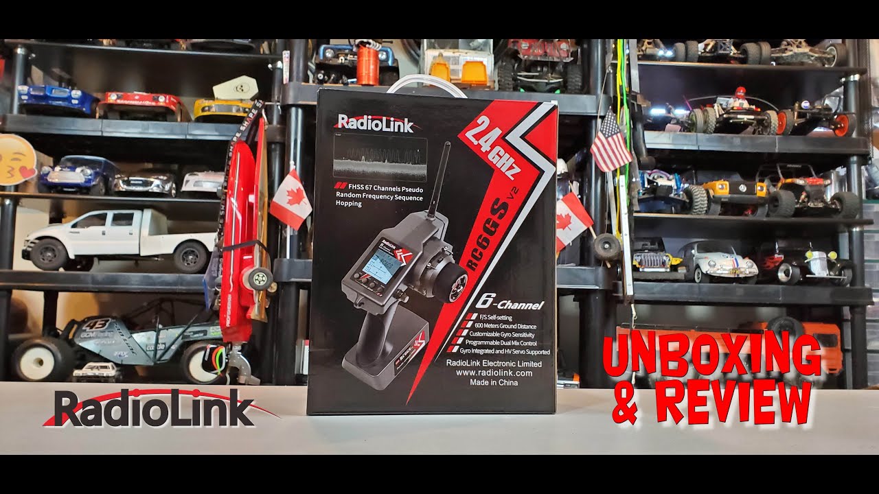 RADIOLINK RC6GS V2 6-Channel 2.4GHz FHSS and telemetry capable radio system