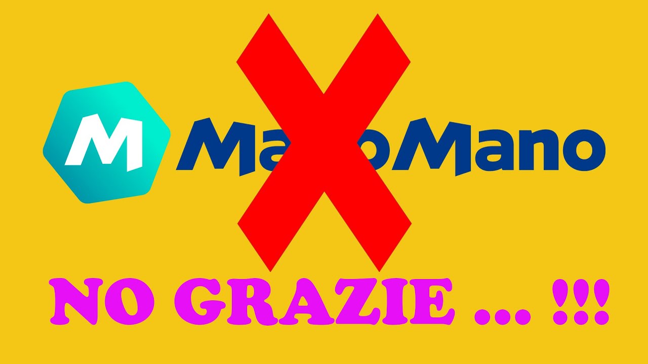 MANOMANO : No Grazie !!!