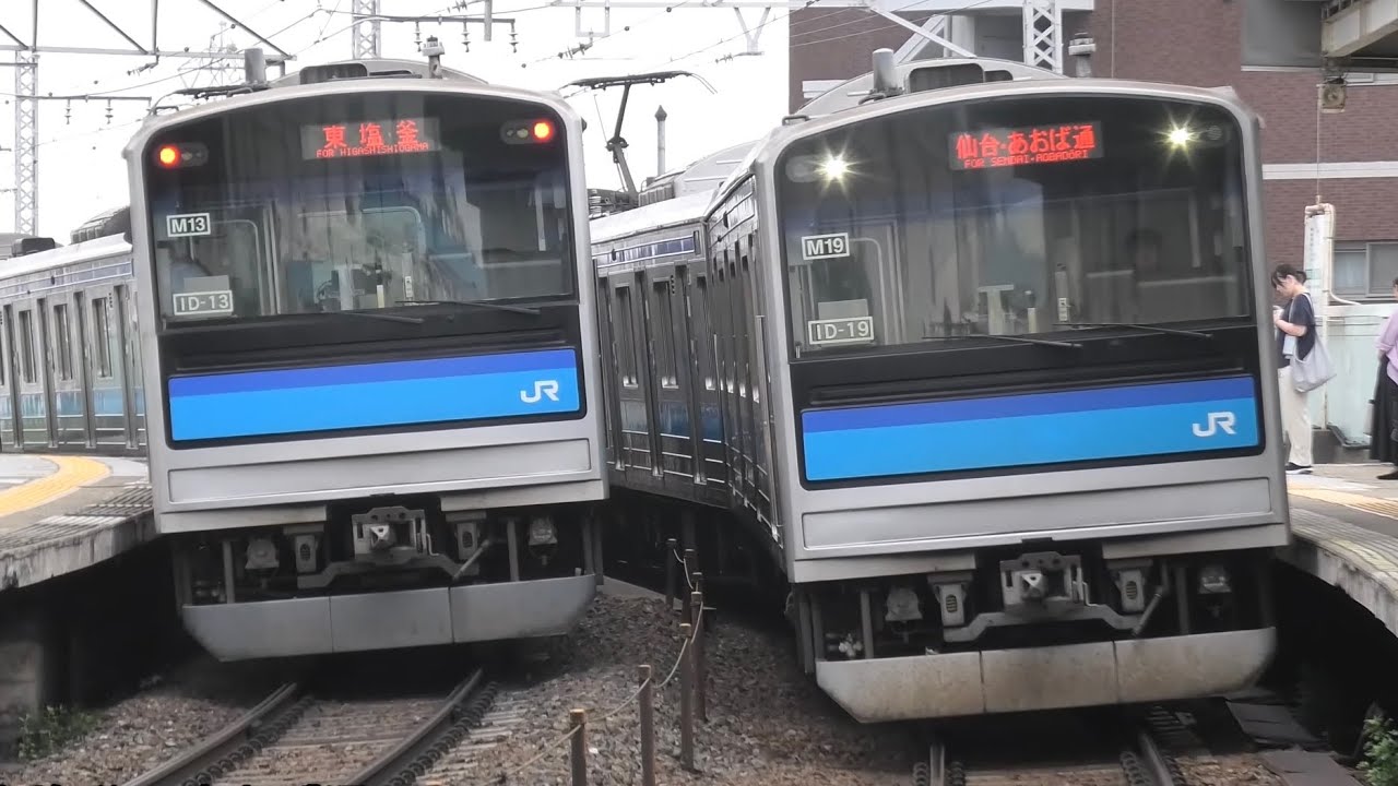 【過密】仙石線 苦竹駅 平日朝ラッシュ観測 2024.7