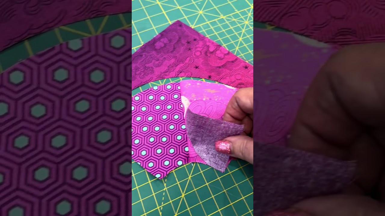 Wheel blocks for Tula Pink Butterfly quilt. 