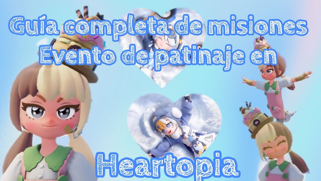💎¡Guía completa de las misiones de evento en heartopia!💎 |como patinar,ganar monedas de evento etc|