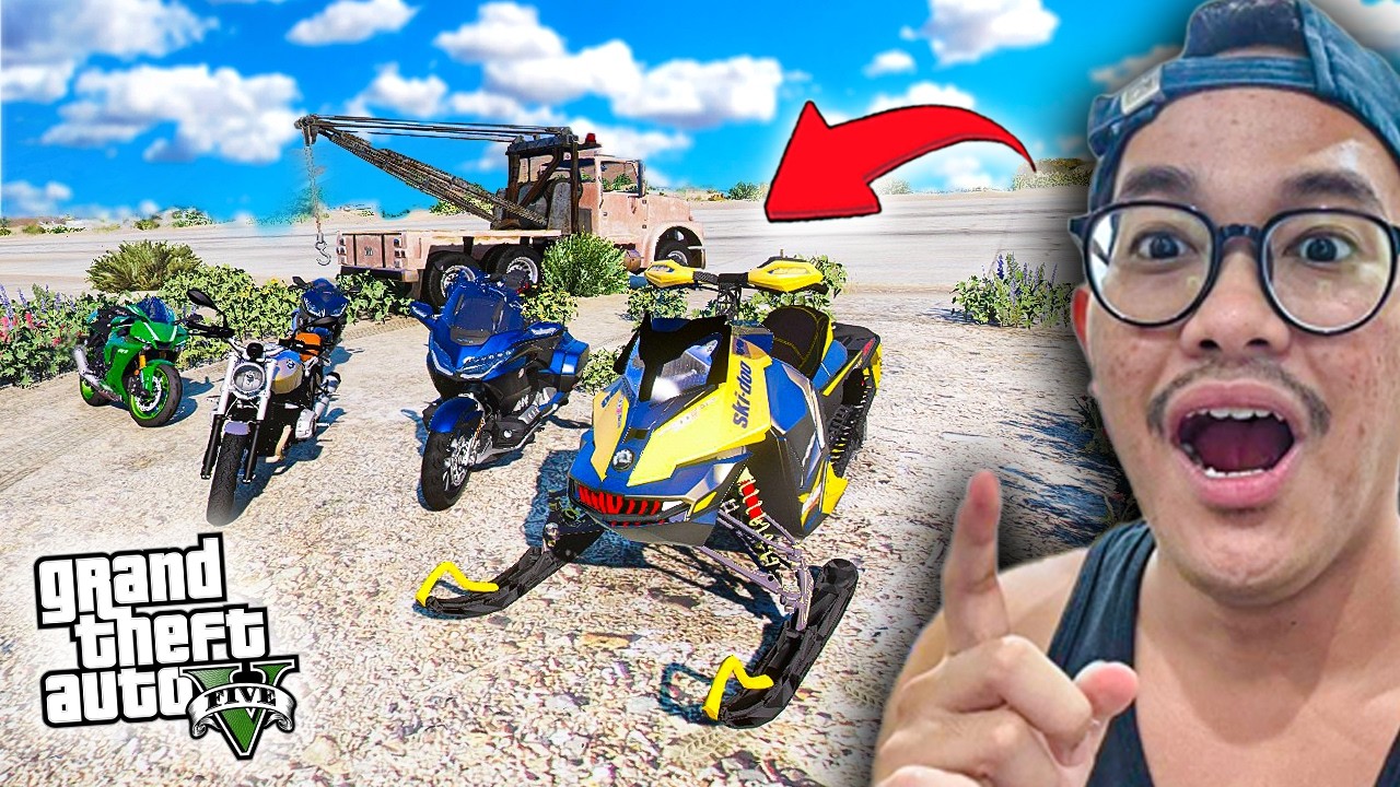 MENJUAL MOTOR LANGKA DI KOTA!! GTA 5 MOD