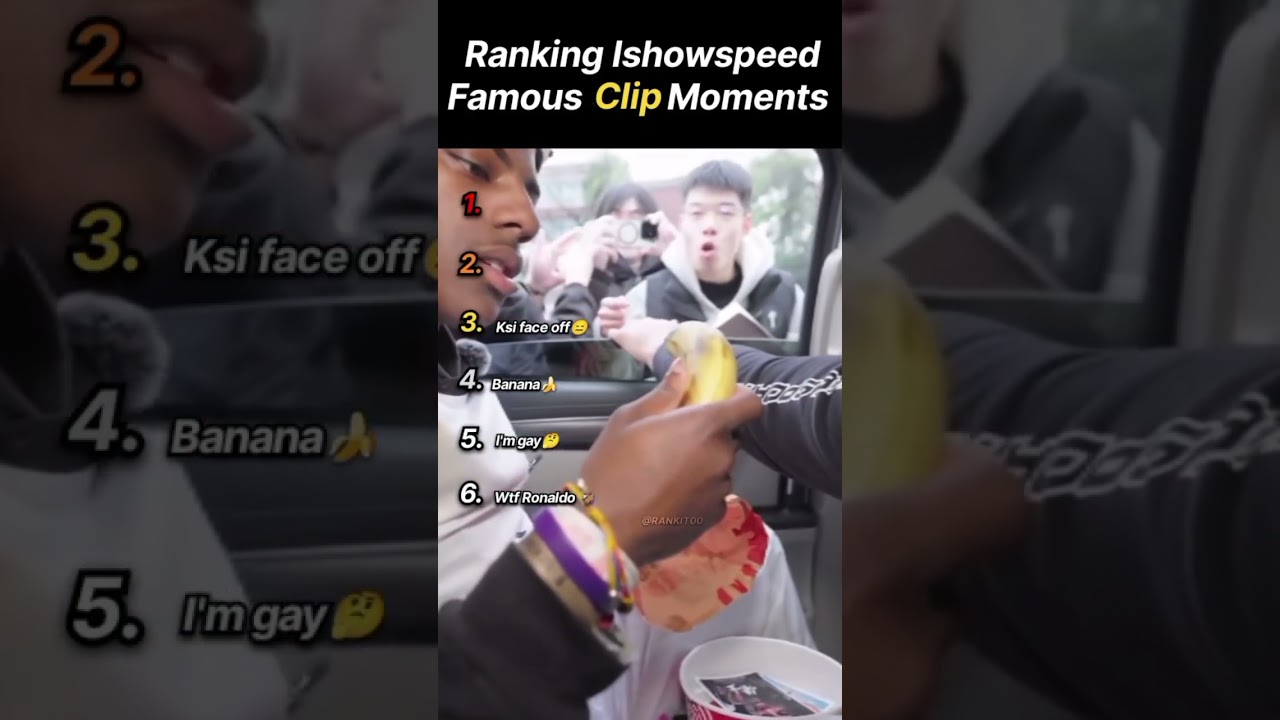 Ranking Ishowspeed Funniest Moments made him famous